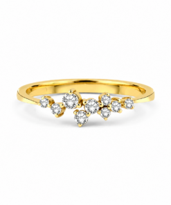 Snowflake ring - guld