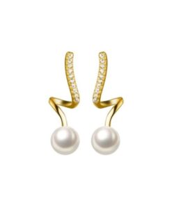 Sparkle Teardrop øreringe - guld