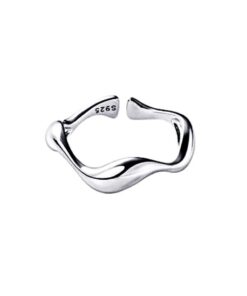 Wavy ring - sølv