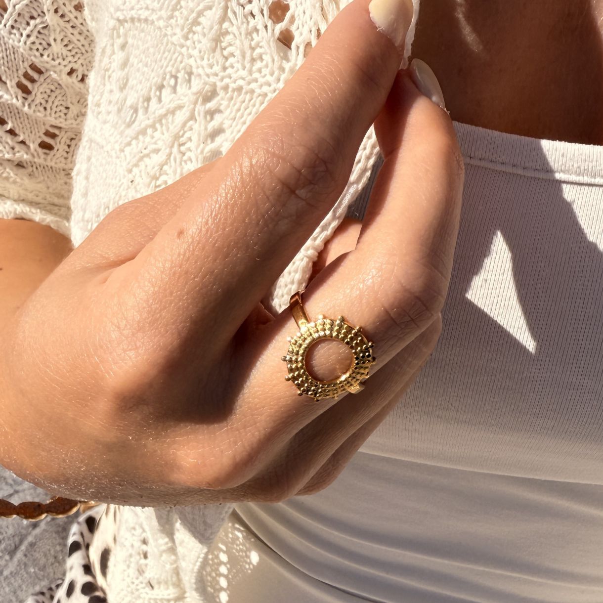 Sunflower ring - Billede 2