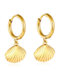Seashell hoops